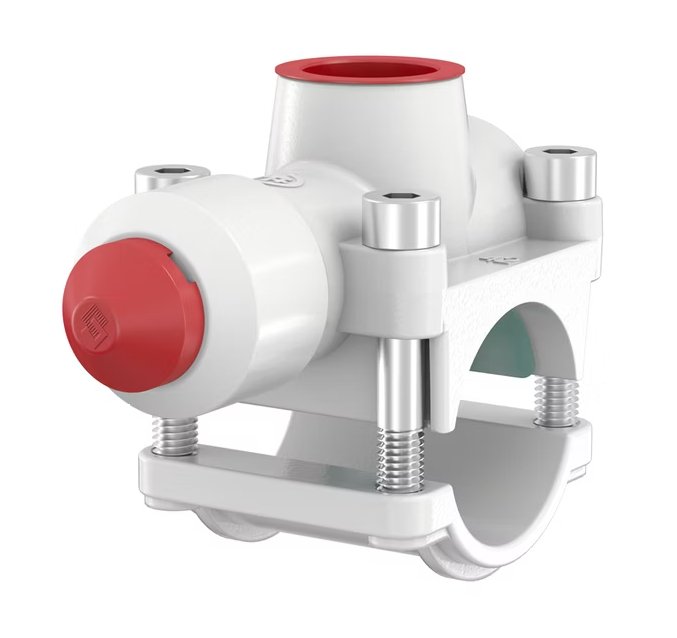 Haaroitusliitin Flamco T-plus 22x1 2x22 Kupariputkelle - KarelianStore