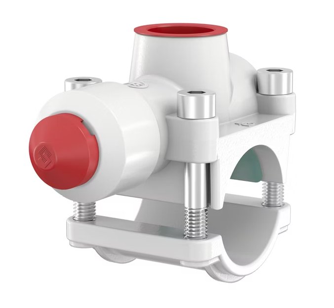 Haaroitusliitin Flamco T-plus 35x3 4x35 Kupariputkelle - KarelianStore