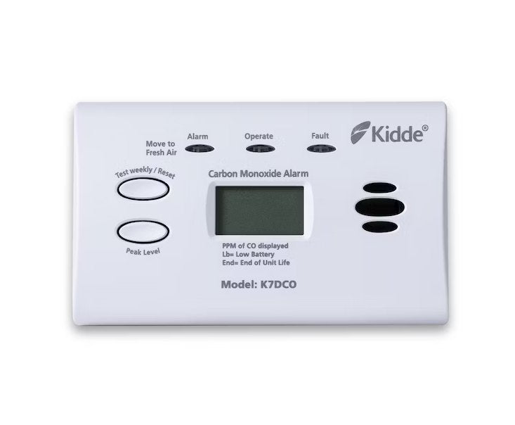 Häkävaroitin Kidde K7DCONDC Näytöllä Paristokäyttöinen - KarelianStore