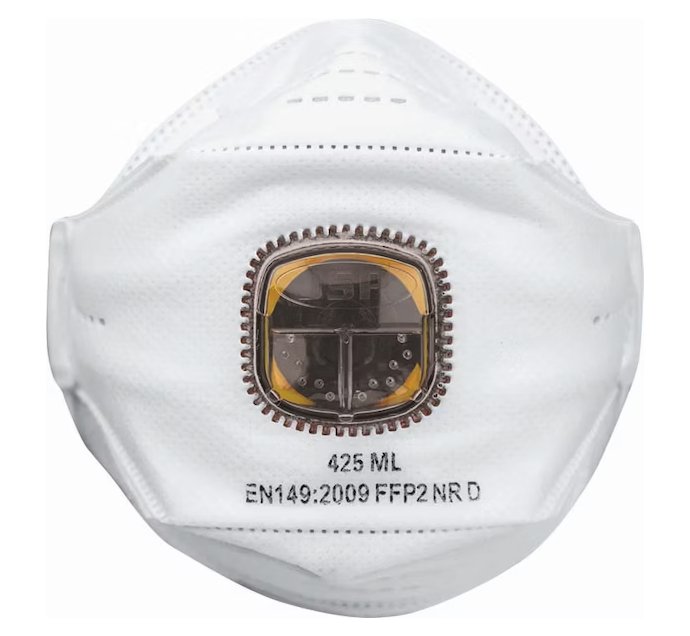 Hengityssuojain JSP Springfit FFP2 425ml Venttiilillä 10kpl - KarelianStore