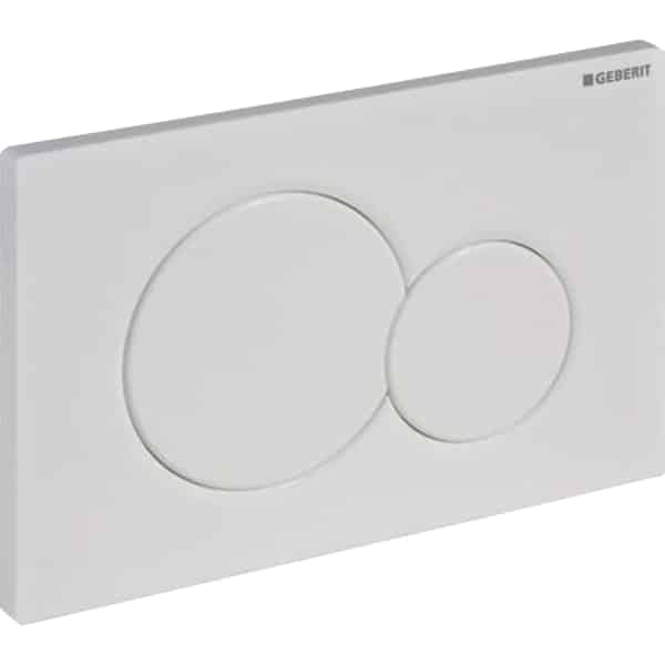 Huuhtelupainike Geberit Sigma 01 Valkoinen korkea - KarelianStore