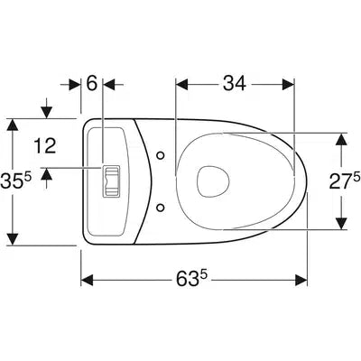 IDO Glow 60 lattia wc ilman kiinnitysreikiä - KarelianStore