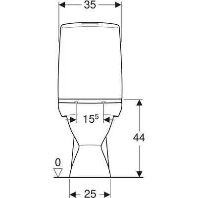 IDO Glow 60 lattia wc ilman kiinnitysreikiä - KarelianStore