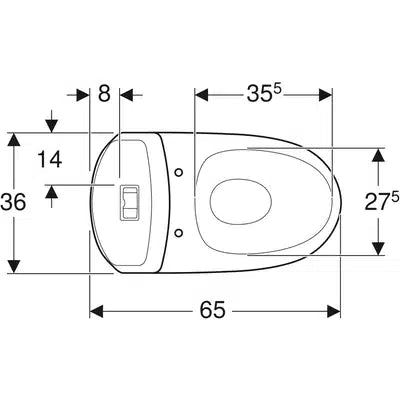 IDO seven D wc istuin 3831001101 - KarelianStore