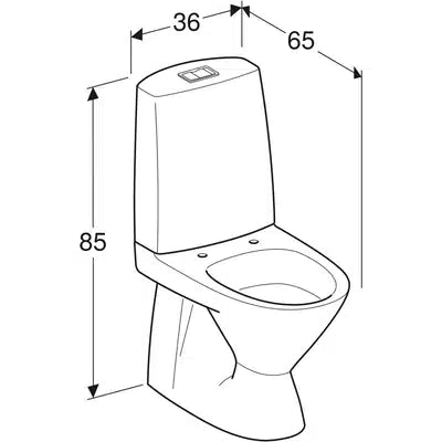 IDO seven D wc istuin 3831001101 - KarelianStore