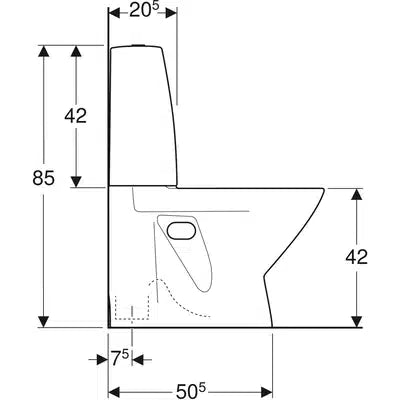 IDO seven D wc istuin 3831001101 - KarelianStore