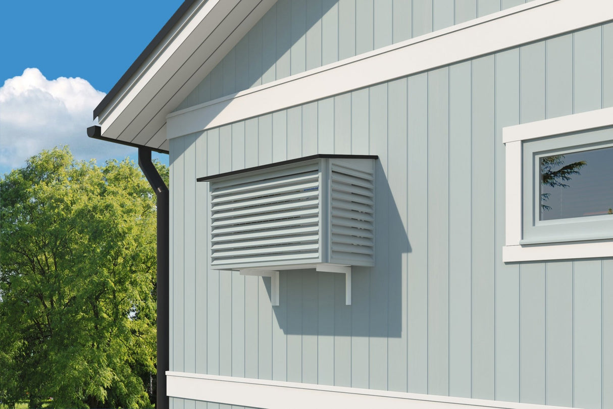 Ilmalämpöpumpun suojakotelo Onnline Puuvalmis - KarelianStore