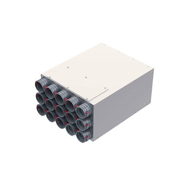 Ilmanjakolaatikko Vallox Bluesky 200mm 15 lähtöä - KarelianStore