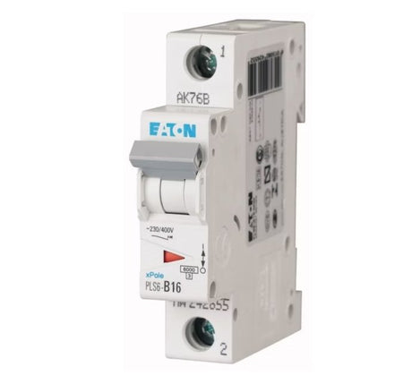 Johdonsuojakatkaisija Eaton PLS6-C16-GV 1N C 60 kpl - KarelianStore