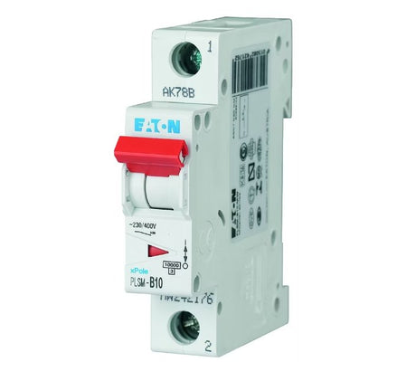 Johdonsuojakatkaisija Eaton PLSM-C10 10kA 1-napainen C 10A - KarelianStore