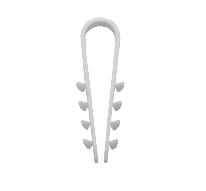 Kaapelikiinnike Castor DKS 3-13 Valkoinen 200kpl - KarelianStore