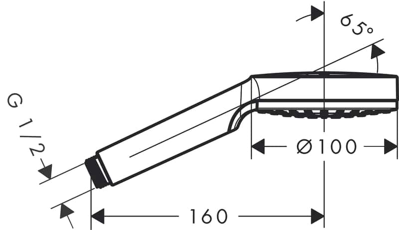 Käsisuihku Hansgrohe 26331400 Crometta 1Jet - KarelianStore