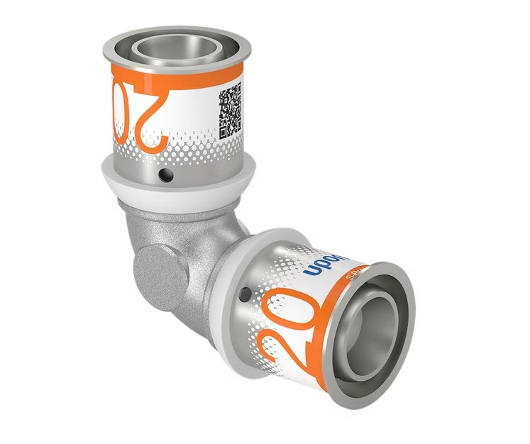 Käyräliitin Uponor Kompo 20x20 S-Press Plus DR - KarelianStore