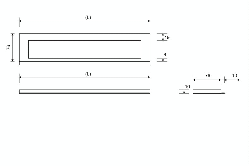 Kehys Unidrain 1917 Musta 900/10mm - KarelianStore