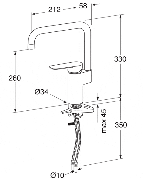 Keittiöhana Gustavsberg Atlantic 205058 - KarelianStore
