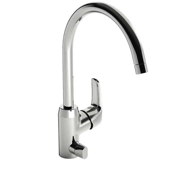 Keittiöhana Oras 1029F Safira pesukoneventtiilillä ja kääntyvällä juoksuputkella - KarelianStore