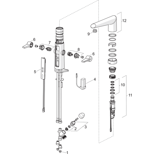Keittiöhana Oras 2725F Optima Smart Pesukoneventtiilillä - KarelianStore