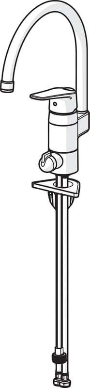 Keittiöhana Oras Vega PKV Musta 1839FG-33 - KarelianStore