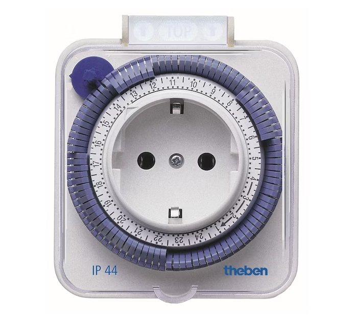 Kellokytkin Theben 026 IP44 SEGM Päiväohjelmalla - KarelianStore