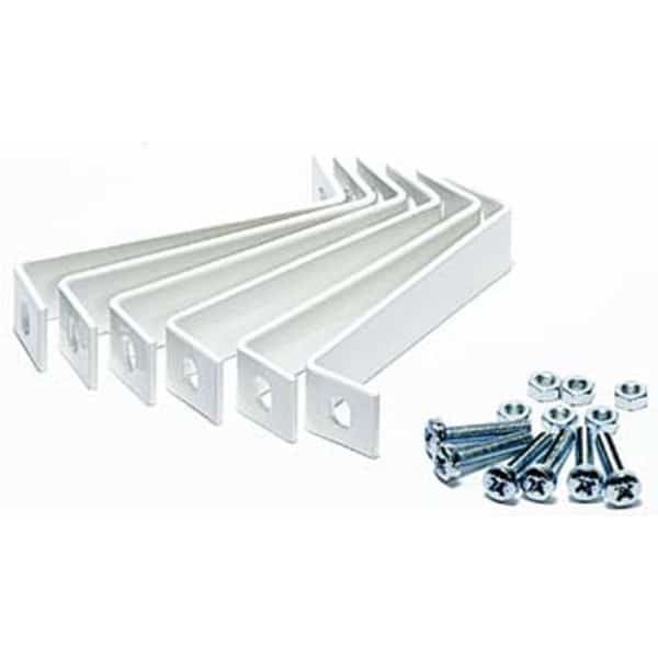 Keskuspölynimuri Allaway 80764 C pinta-asennusraudat 6 kpl - KarelianStore