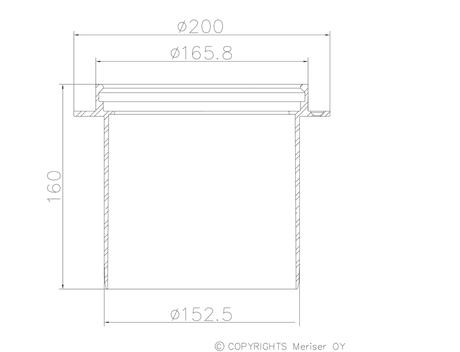 Korotusrengas M-412 Merika 150x160 - KarelianStore