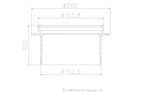 Korotusrengas Merika M-414 150x100 Matto ja Laatta - KarelianStore