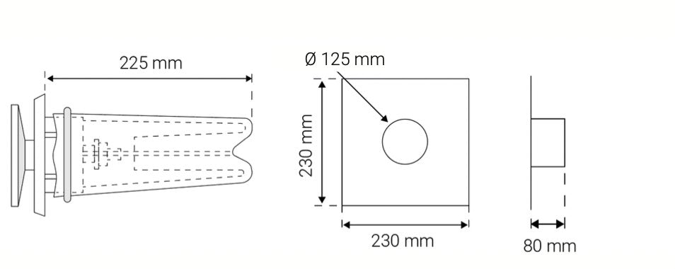 Korvausilmaventtiili Velco VSR-125 - KarelianStore
