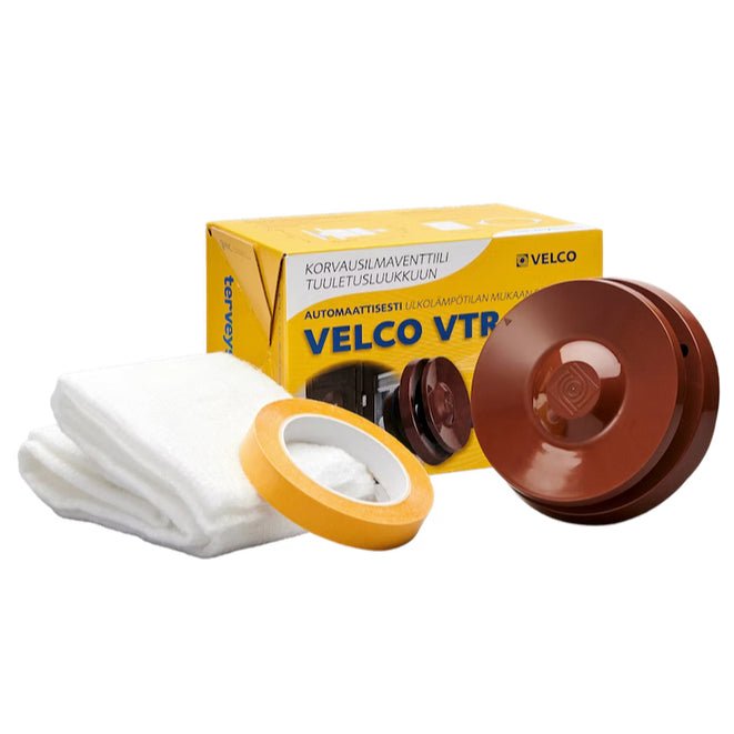 Korvausilmaventtiili Velco VTR-100 ruskea - KarelianStore