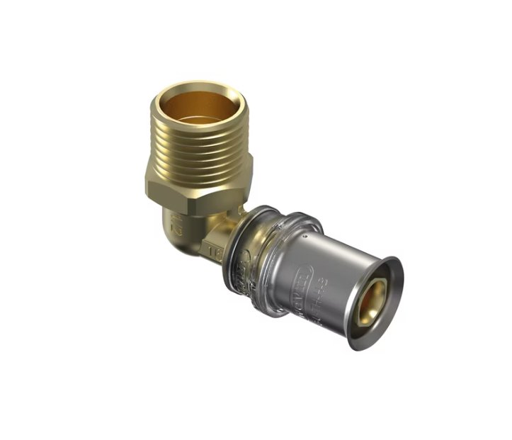 Kulmaliitin Wavin Kompo Tigris 90 UK 25x3/4 M5 DR - KarelianStore