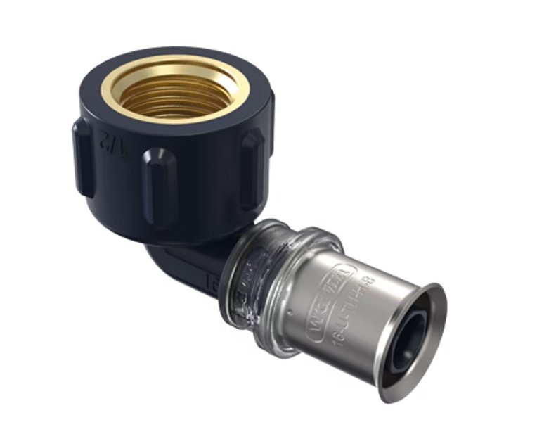 Kulmaliitin Wavin Kompo Tigris SK 90 16x1/2 K5 PPSU - KarelianStore