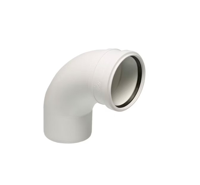 Kulmayhde Uponor Decibel 75x88.5 Pyöristetty PP - KarelianStore