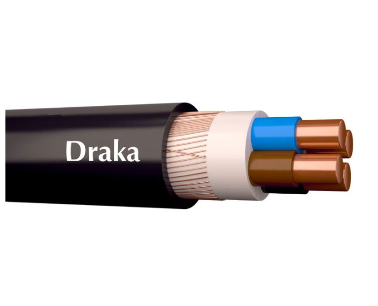 Kuparivoimakaapeli Draka MCMK 4x1.5+1.5 R100 ECA 100m - KarelianStore