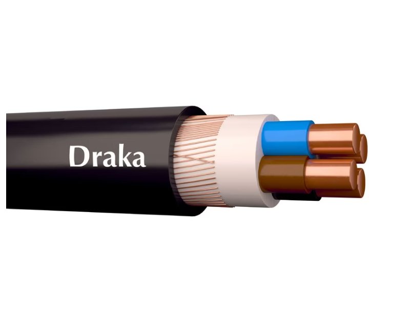 Kuparivoimakaapeli Draka MCMK 4x2.5+2.5 R100 ECA 100m - KarelianStore