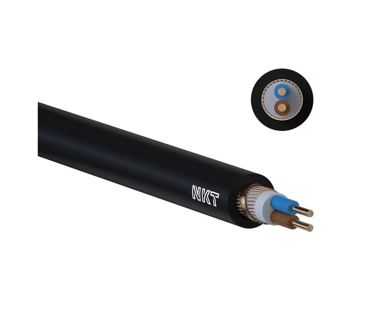 Kuparivoimakaapeli NKT HF XCMK-HF 2x2.5+2.5 RE PK150 DCA 150m - KarelianStore