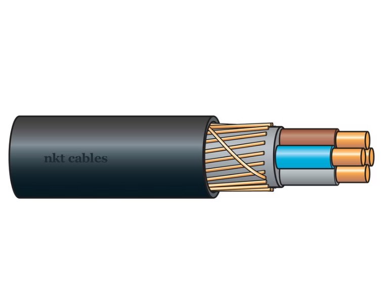 Kuparivoimakaapeli NKT HF XCMK-HF 4x1.5+1.5 RE PK150 DCA 150m - KarelianStore