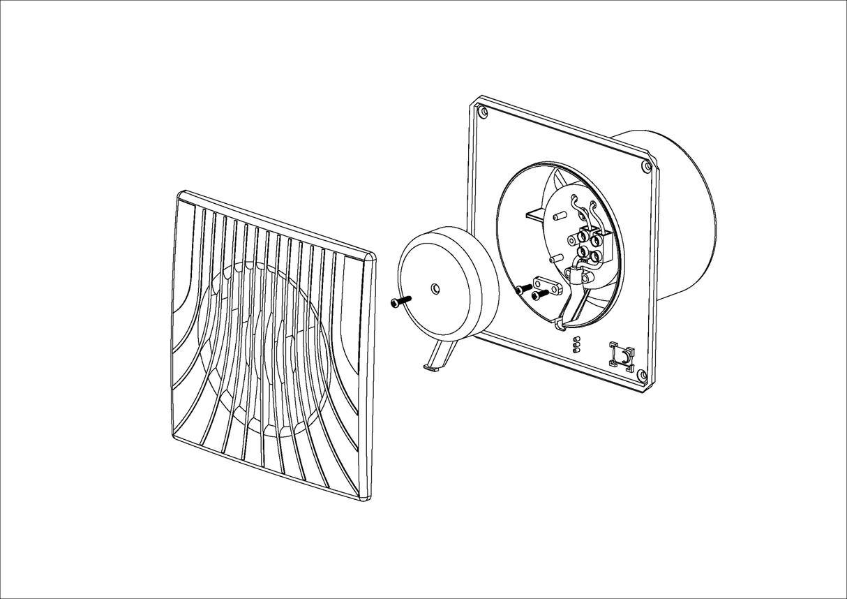 Kylpyhuonepuhallin Opal WA100LZ perusmalli - KarelianStore