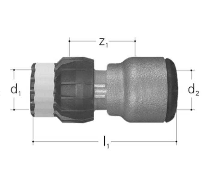 Kytkentäliitin Sanipex MT GF Kompo 20x18 CU-putkelle - KarelianStore