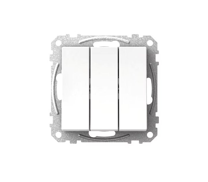 Kytkin Schneider Electric 1+1+1 IP20 2x UKJ Valkoinen - KarelianStore