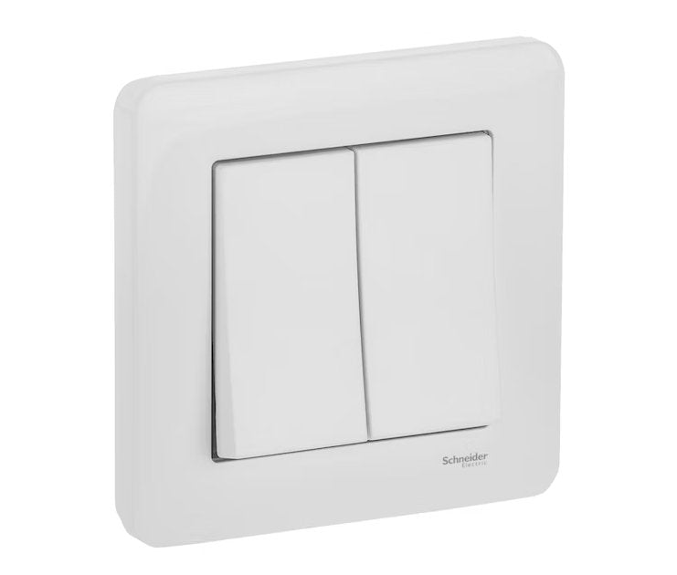 Kytkin Schneider Electric Exxact 5 16A IP44 2x UKJ Valkoinen - KarelianStore