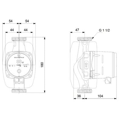 Lämpöjohtopumppu Grundfos Alpha 1 25-40 180 - KarelianStore