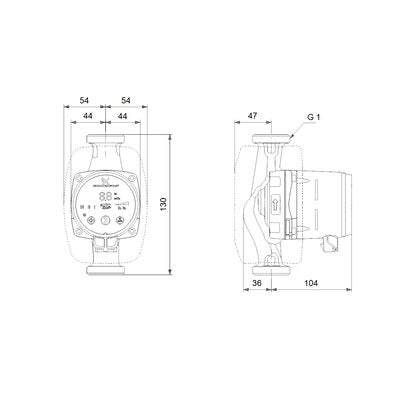 Lämpöjohtopumppu Grundfos Alpha 2 15-40 130 - KarelianStore