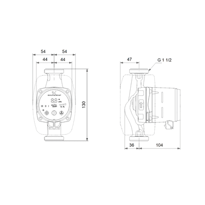 Lämpöjohtopumppu Grundfos Alpha 2 25-60 130 - KarelianStore