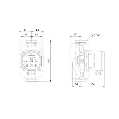 Lämpöjohtopumppu Grundfos Alpha 2 25-60 180 - KarelianStore