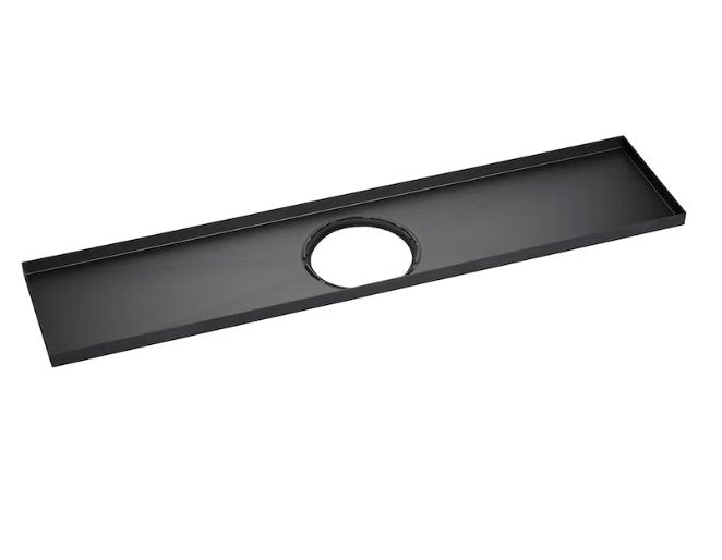 Lattiakaivon Kouru Vieser Line 800mm Musta - KarelianStore