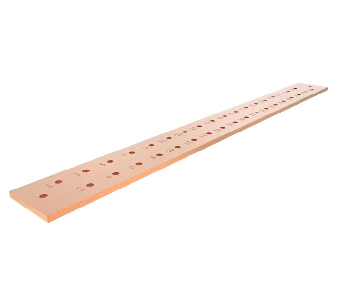 Maadoituskisko Ouneva 10x100x1000 36 Reikää 11mm - KarelianStore