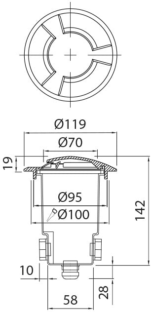 Maavalaisin Airam Holm 3Eye GU10 6W Antrasiitti - KarelianStore
