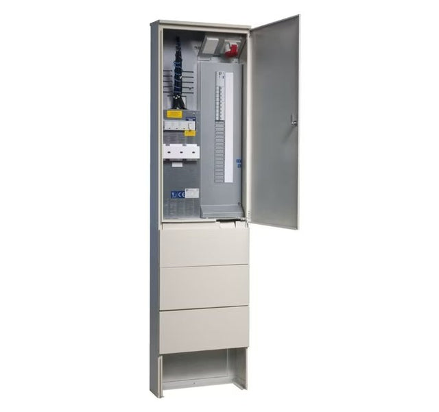 Mittauskeskus Utu Collie 3806P63 2T+PR 50A IP34 Ylijännitesuojalla ja Jalustalla - KarelianStore