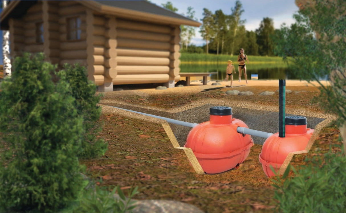 Nousuputki UPONOR 315x1,2m SAUNA JA MÖKKIKAIVOON - KarelianStore