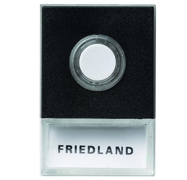 Ovikellopainike Honeywell Home D723 Pushlite Musta - KarelianStore