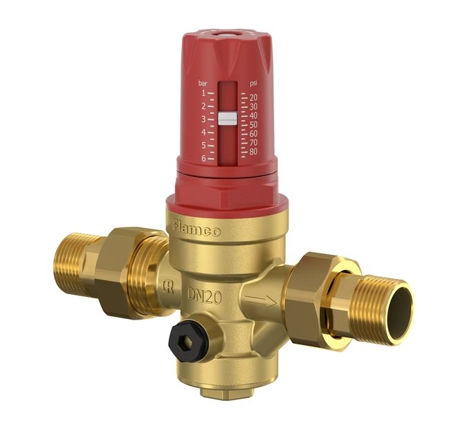 Paineenalennusventtiili Flamco 2 1-6 bar PN25 Prescor PRV - KarelianStore